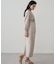 【Loungedress】ツイストVネックワンピース