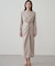 【Loungedress】ツイストVネックワンピース