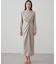 【Loungedress】ツイストVネックワンピース