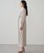 【Loungedress】ツイストVネックワンピース