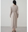 【Loungedress】ツイストVネックワンピース