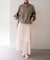 【Loungedress】シアープリーツスカート