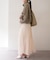 【Loungedress】シアープリーツスカート
