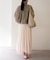 【Loungedress】シアープリーツスカート
