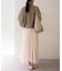 【Loungedress】シアープリーツスカート