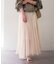 【Loungedress】シアープリーツスカート