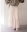 【Loungedress】シアープリーツスカート