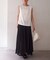 【Loungedress】シアープリーツスカート