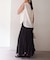 【Loungedress】シアープリーツスカート