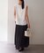 【Loungedress】シアープリーツスカート