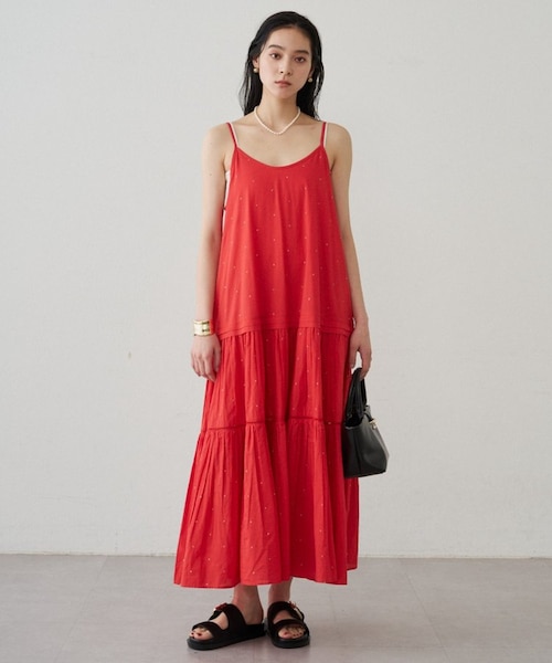 Loungedress】【INDIA】刺繍ティアードキャミワンピース｜パルグループ