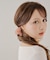 【Chico】ビジュー付きハートヘアクリップ