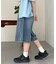デニムイージーバギーパンツ