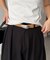 【CAPRICIEUX LE'MAGE】エッグバックルスエードベルト