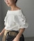 【CAPRICIEUX LE'MAGE】異素材パフオフショルＴ