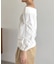 【CAPRICIEUX LE'MAGE】異素材パフオフショルＴ