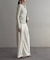 【Loungedress】シアーリブヘンリーニット