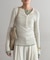 【Loungedress】シアーリブヘンリーニット