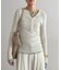 【Loungedress】シアーリブヘンリーニット