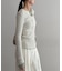 【Loungedress】シアーリブヘンリーニット