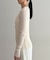 【Loungedress】シアーリブヘンリーニット