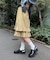 【Ciaopanic】裾フリルミリタリーミドルスカート