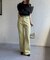 カラーデニムフレアパンツ