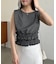 【CAPRICIEUX LE'MAGE】ボーダー裾ギャザーT