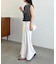 【CAPRICIEUX LE'MAGE】ボーダー裾ギャザーT