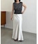 【CAPRICIEUX LE'MAGE】ボーダー裾ギャザーT