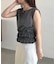 【CAPRICIEUX LE'MAGE】ボーダー裾ギャザーT