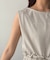 【CAPRICIEUX LE'MAGE】ボーダー裾ギャザーT
