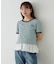 【Kastane】ボーダー刺繍TEE