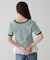 【Kastane】ボーダー刺繍TEE