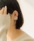 【ear PAPILLONNER】透かしパールフラワーピアス