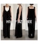 【CAPRICIEUX LE'MAGE】UネックIラインワンピース