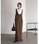 【CAPRICIEUX LE'MAGE】UネックIラインワンピース