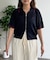 【U.S. POLO ASSN.】襟付きジップ半袖カーディガン