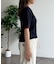 【U.S. POLO ASSN.】襟付きジップ半袖カーディガン
