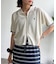 【U.S. POLO ASSN.】襟付きジップ半袖カーディガン
