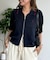 【U.S. POLO ASSN.】襟付きジップ半袖カーディガン