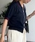 【U.S. POLO ASSN.】襟付きジップ半袖カーディガン