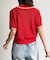 【U.S. POLO ASSN.】襟付きジップ半袖カーディガン