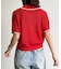 【U.S. POLO ASSN.】襟付きジップ半袖カーディガン