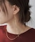【SHENERY】スキニーチェーンピアス＜Silver925＞