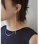 【SHENERY】スキニーチェーンピアス＜Silver925＞