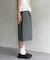 ベルト付きバミューダパンツ