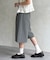 ベルト付きバミューダパンツ