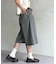 ベルト付きバミューダパンツ