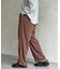 リネン混ベイカーイージーパンツ